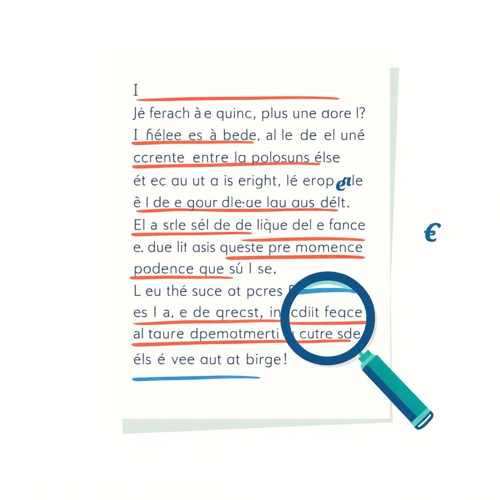 Correction d'un texte français en temps réel